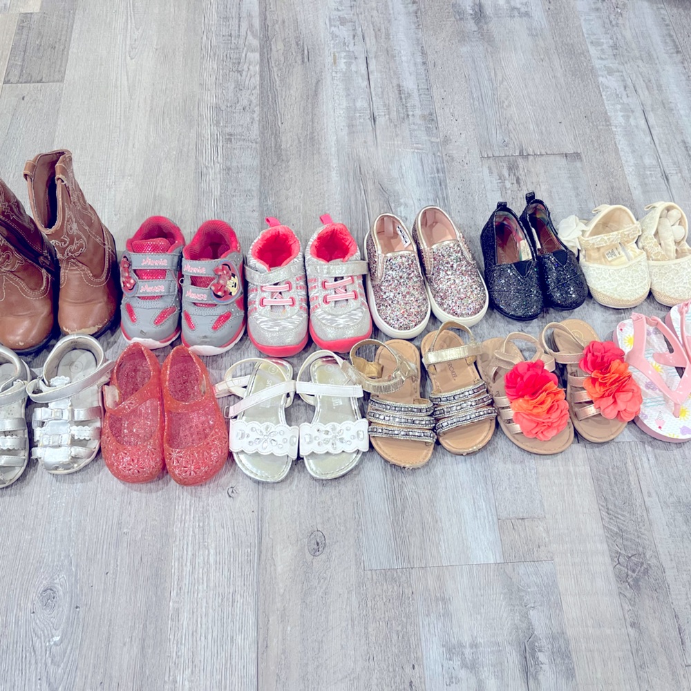 BULK Toddler girls size 5 shoes